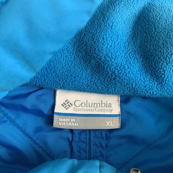 Columbia Vest Blue Full Zip Insulated - Picture 6 of 7